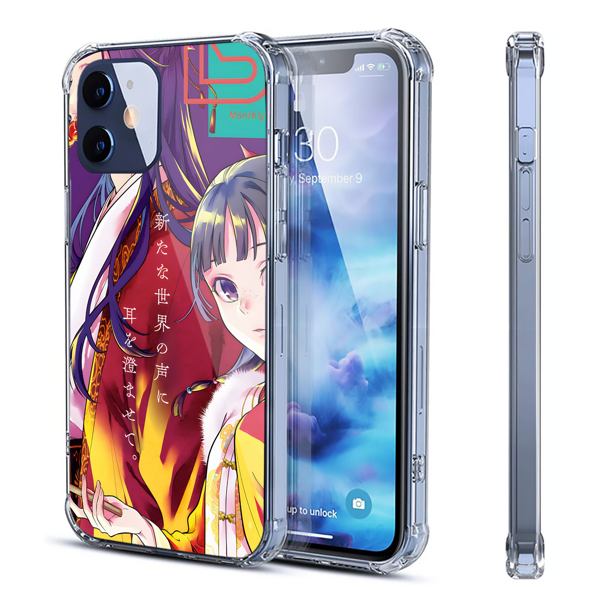 （画像用） 薬屋のひとりごと The Apothecary Diaries 【iPhone 12シリーズ対応】透明スマホケース（クリアソフトケース）